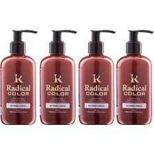 Radical Color New 25/pumpkin Amonyaksız Su Bazlı Saç Boyası 250 ml 4 Adet Bal Kabağı