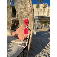 Otkokusu Çevre Dostu - Anti Pilling Fuchsia Floral Garden Bıkını