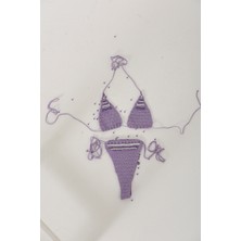 Otkokusu El Örgüsü  Çevre Dostu - Anti Pilling Elf Lilac Bikini