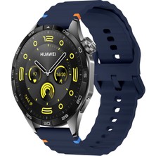 Redmud Teknoloji Huawei Watch Gt5 46 mm ile Uyumlu Kordon Stitched Design Spor Kordon 22 mm