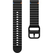 Redmud Teknoloji Huawei Watch Buds ile Uyumlu Kordon Stitched Design Spor Kordon 22 mm