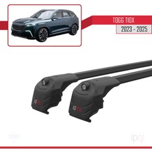 İpqi Togg T10X 2023 ve Sonrası ile Uyumlu Ace-2 Ara Atkı Tavan Barı Siyah 2 Adet