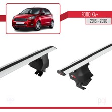 İpqi Ford Ka+ 2016-2020 Arası ile Uyumlu Ace-4 Ara Atkı Tavan Barı Gri 2 Adet