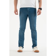 Erkek Yıkamalı Esnek Jean Kot Pantolon