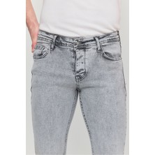 Erkek Yıkamalı Esnek Jean Kot Pantolon