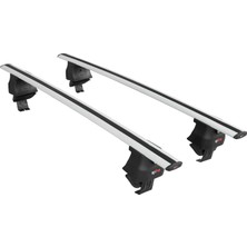 İpqi Toyota Aygo 2005-2014 Arası ile Uyumlu Ace-4 Ara Atkı Tavan Barı Gri 2 Adet