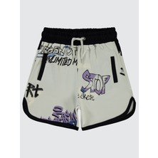 Civil Boys Erkek Çocuk Şort 10-13 Yaş Açık Gri