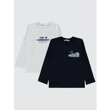 Civil Boys Erkek Çocuk 2'li Sweatshirt 5-13 Yaş Siyah