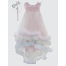 Civil Girls Kız Çocuk Abiye 6-9 Yaş Pembe