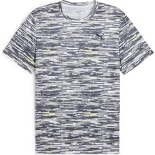 Puma 52671802 M Tad Essentıals Aop Tee P Beyaz Yuvarlak Yaka Regular Fit Baskılı Erkek T-Shirt