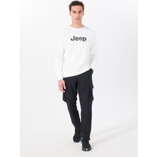 Jeep Lastikli Bel Düz Paça Standart Siyah Erkek Pantolon J4SM-PNT7204