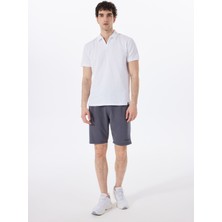 Discovery Expedition D5SM-SHT3595 Antrasit Lastikli Bel Relaxed Düz Erkek Şort