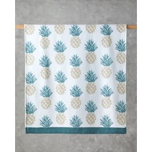 Jeylo Pamuklu Plaj Havlusu 90X150 cm Ekru-Sarı