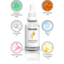 Devida Yoğun Nemlendirici Aydınlatıcı Hyaluronique Premium Serum