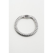 Mezopotamya Gümüş Erkek Bileklik