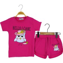 Kız Çocuk Şortlu Takım