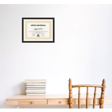 Siyah Kurumsal A4 Çerçeve