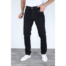 Regular Kalıp Yıkamasız Görünümlü Erkek Kot Pantolon