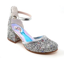 Kız Çocuk Elsalı Topuklu Abiye Ayakkabı