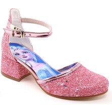 Kız Çocuk Elsalı Topuklu Abiye Ayakkabı