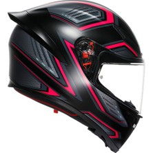 Agv Kask/k1 S E2206 Slıng Matt Black Pınk Configuration