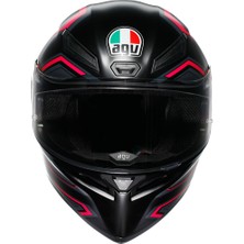 Agv Kask/k1 S E2206 Slıng Matt Black Pınk Configuration