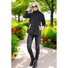 Su Geçirmez Günlük Kısa Rahat Şişme Kadın Mont