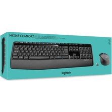 Logitech MK345 Klavye Mouse Set Kablosuz Siyah 920-006514