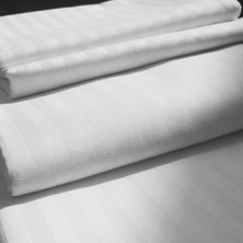Mena Design Beyaz Saten Nevresim Takımı Tek Kişilik