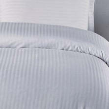 Mena Design Beyaz Saten Nevresim Takımı Çift Kişilik