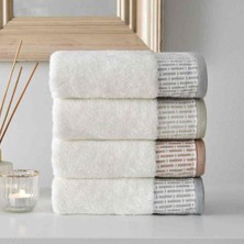 Özdilek Plaid Moderna/krem 4 Lü Kutulu Havlu 50 x 90