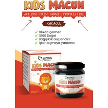 Leogg Natural Kids Macun Çocuklar İçin Özel Arı Sütü, Pekmez, Bal, Propolis, Polen ve Kakaolu 200 gr