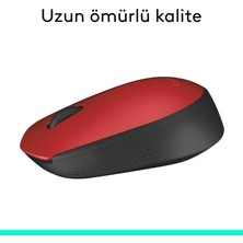 Logitech M171 Kablosuz Mouse Kırmızı 910-004641