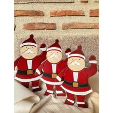 Wowo Craft Noel Baba 3 Lü Set Ahşap