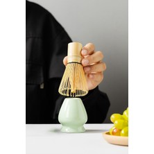 Seramik Matcha Çayı Fırça Bamboo Whisk Tutucu Köpürtücü Tutacağı CIN580