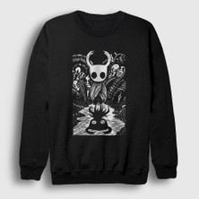 Presmono Unisex Siyah Shadow Oyun Hollow Knight Sweatshirt