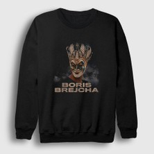 Presmono Unisex Siyah Venetian Dj Boris Brejcha Sweatshirt