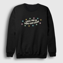 Presmono Unisex Siyah Call Me If You Get Lost Tyler The Creator Sweatshirt