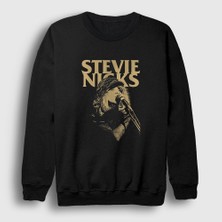 Presmono Unisex Siyah Stevie Nicks Fleetwood Mac Sweatshirt