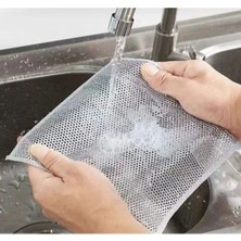 Inox Bulaşık Filesi, Çift Katlı,zorkir,yanmış Yağ Tel Bezi