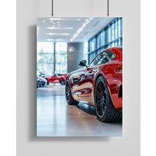 Lüks Araba Posteri - Çerçevesiz Fotoğraf Kağıdı