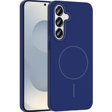 Pilanix Samsung Galaxy S25 Plus Kılıf Simli Parlak Magsafeli Ruby Sert Kapak
