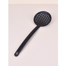 Teflon Kevgir - Teflon Spatula - Teflon Kepçe - Teflon Kaşık Pişirme Seti 35 cm
