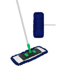Senax 50 Cm Akrilik (ORLON) Zincir Dikiş Mop – Saplı, Statik Elektrikli Kuru Ve Nemli Temizlik Mopu