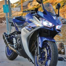 Yamaha YZF-R25 2015-2018 Far Koruma Şeffaf Folyo Kesim Hazır Kalıp