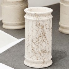 Serengeti Home Sütün Vazo, Dekoratif El Yapımı Eşsiz Vazo, Antik Roma Desing