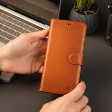 Toronata Buffalo Samsung Galaxy S25 Telefon Kılıfı -  Manyetik Ayrılabilir Cüzdan Kılıf - El Yapımı - Taba