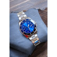 Premium Kasa Takvimli Şık Çelik Erkek Kol Saati