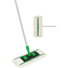 Senax 40 Cm Zincir Dikişli Nemli Mop – Saplı, Püsküllü, Dayanıklı Pamuk Polyester Mop Bezi