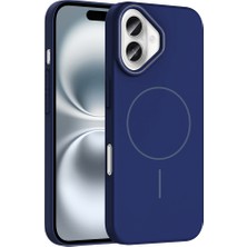 Pilanix Apple Iphone 16 Plus Kılıf Simli Parlak Magsafeli Ruby Sert Kapak